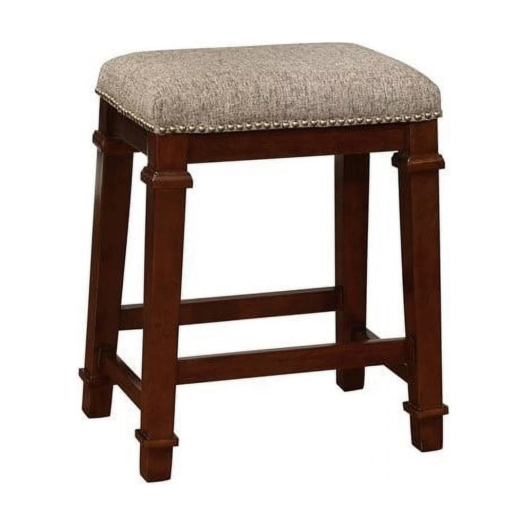 24" Counter Stool in Brown Tweed W31169