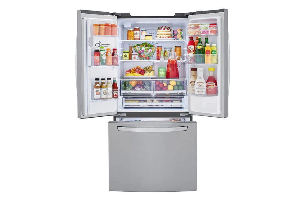 33 In. 25 Cu. Ft. Stainless-Steel French Door Refrigerator P765