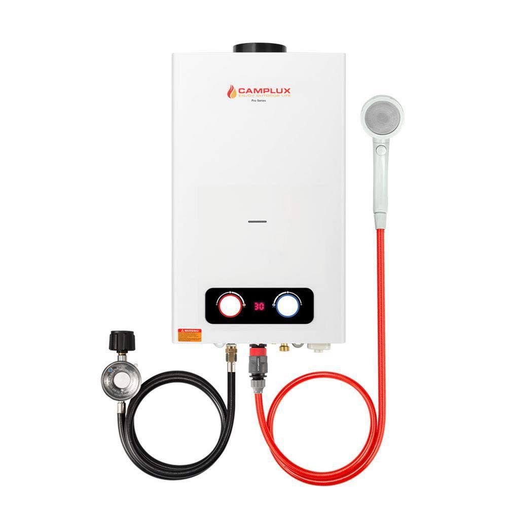 2.64 GPM 10 in. L Outdoor Liquid Propane Portable Tankless Water Heater T2171