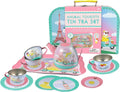 15 Piece Tin Tea Set with Carry Case H919293