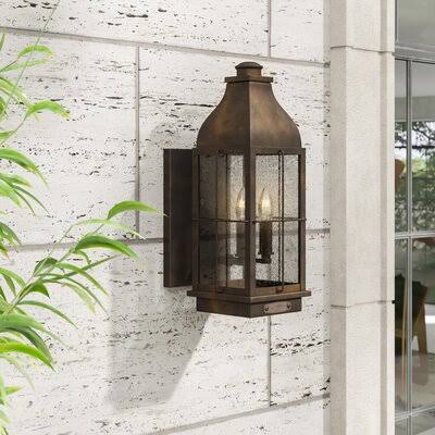 2-Light Outdoor Wall Lantern J825