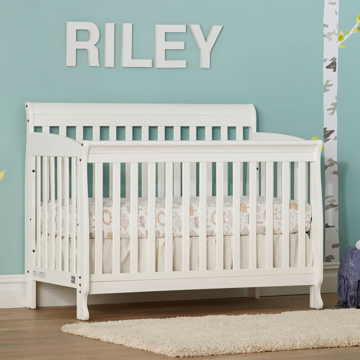 4-in-1 Crib in White E78041