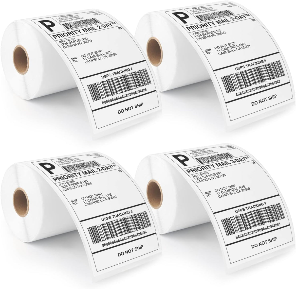 4 x 6 Thermal Shipping Labels C102
