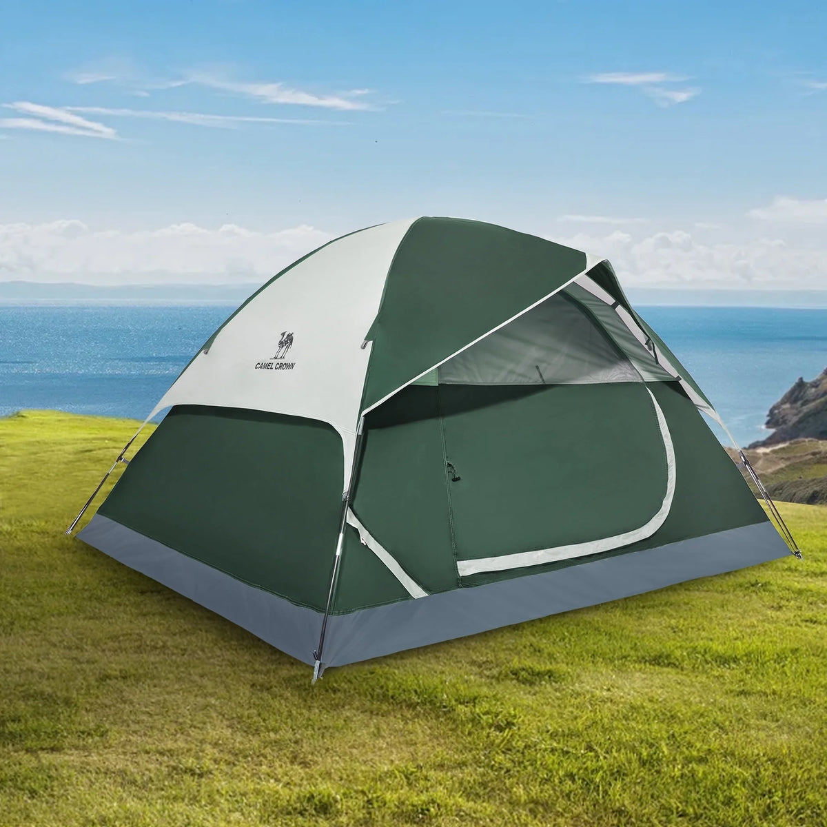 3-4 Person Waterproof Lightweight Dome Camping Tent with Carry Bag L979