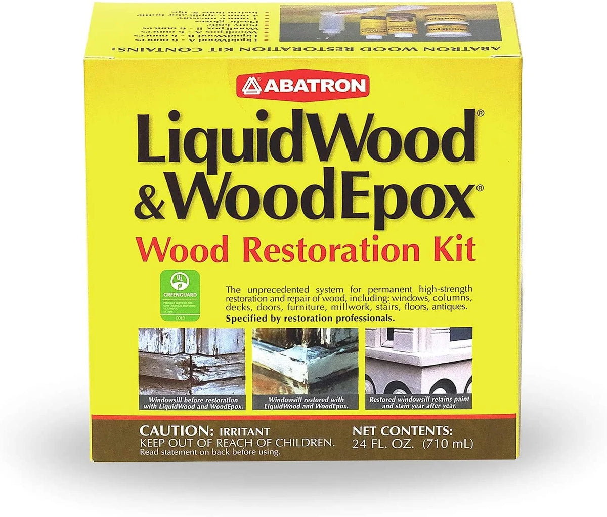 24 Oz Epoxy Resin Wood Restoration Kit Q33524