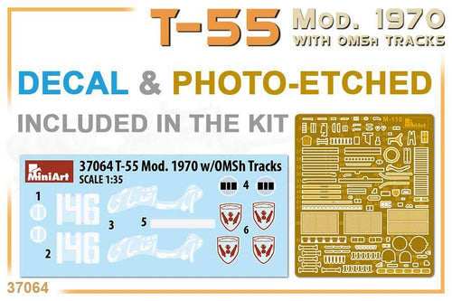 1/35 Scale T-55 Mod. 1970 Model Kit H618818