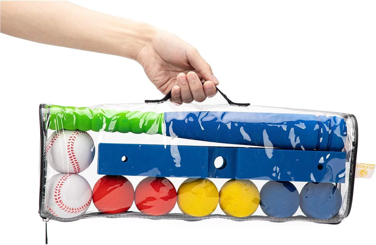 16.5 inch Foam T Ball Kids Baseball Softball Bat Set with Carry Bag Y9375