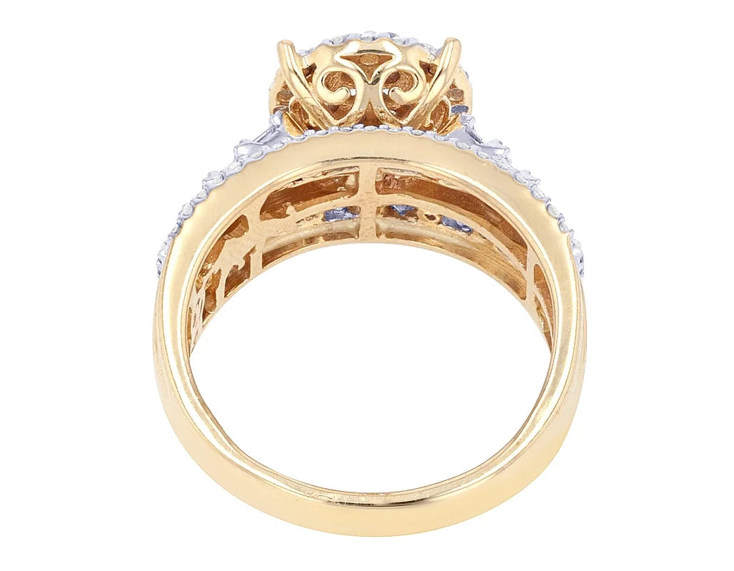 10K Yellow Gold Diamond Engagement Ring L5069