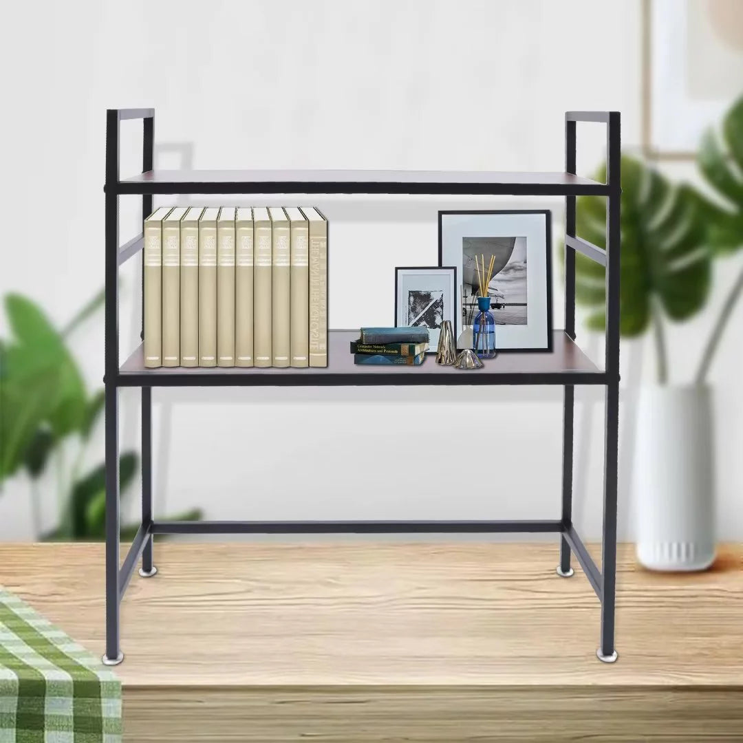 2-Tier Wooden Desktop Bookshelf G470