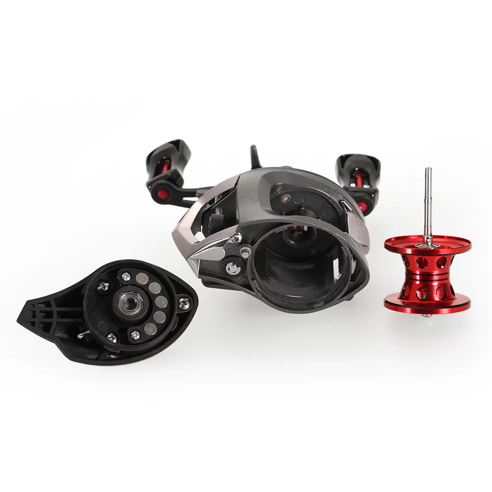 12 + 1 Ball Bearings Baitcasting Fishing Reel with Magnetic Brake E3392