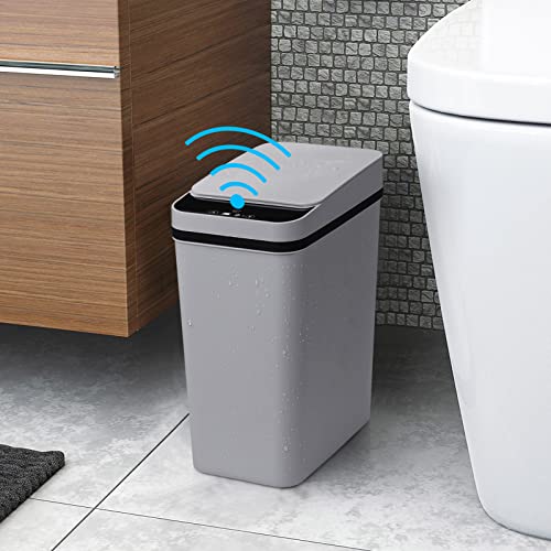 2 Pack 2.2 Gallon Touchless Motion Sensor Trash Can Z876