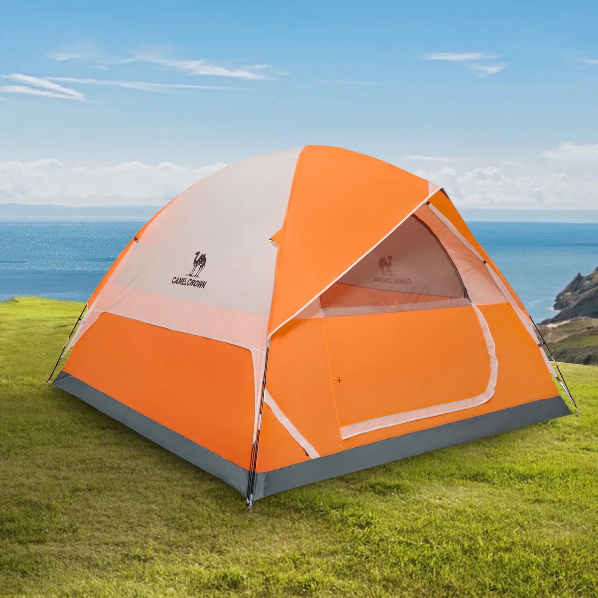 3-4 Person Waterproof Lightweight Dome Camping Tent with Carry Bag L979