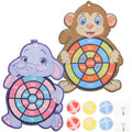 2 Sets Children's Sticky Ball Darts Board Toy Kit U919