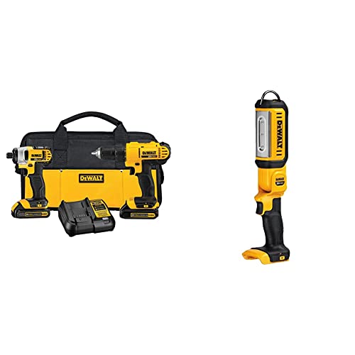 20V Max Cordless Drill Combo Kit, 2-Tool with 1.5 Ah Li-Ion Compact Battery G701