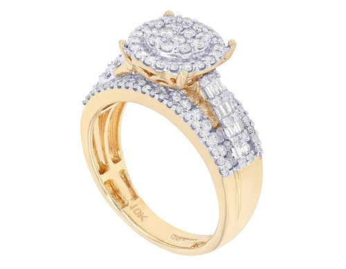 10K Yellow Gold Diamond Engagement Ring L5069