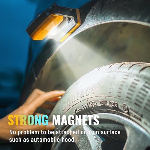 1500LM Portable COB Magnetic Work Light 2 PCS G215