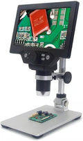 12MP 7 Inch LCD Digital Microscope with Aluminum Alloy Stand A104620