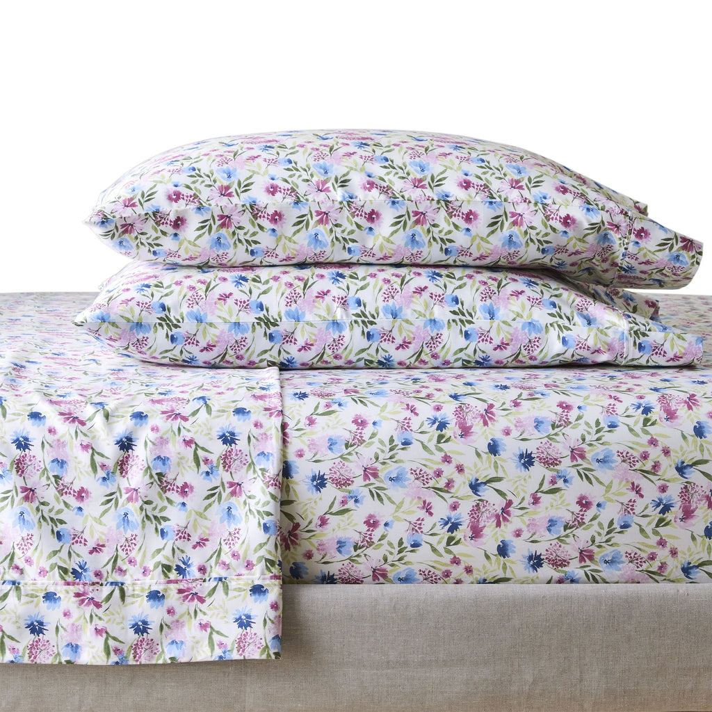 100% Cotton Sateen 300 Thread Count Queen Sheet Set K593