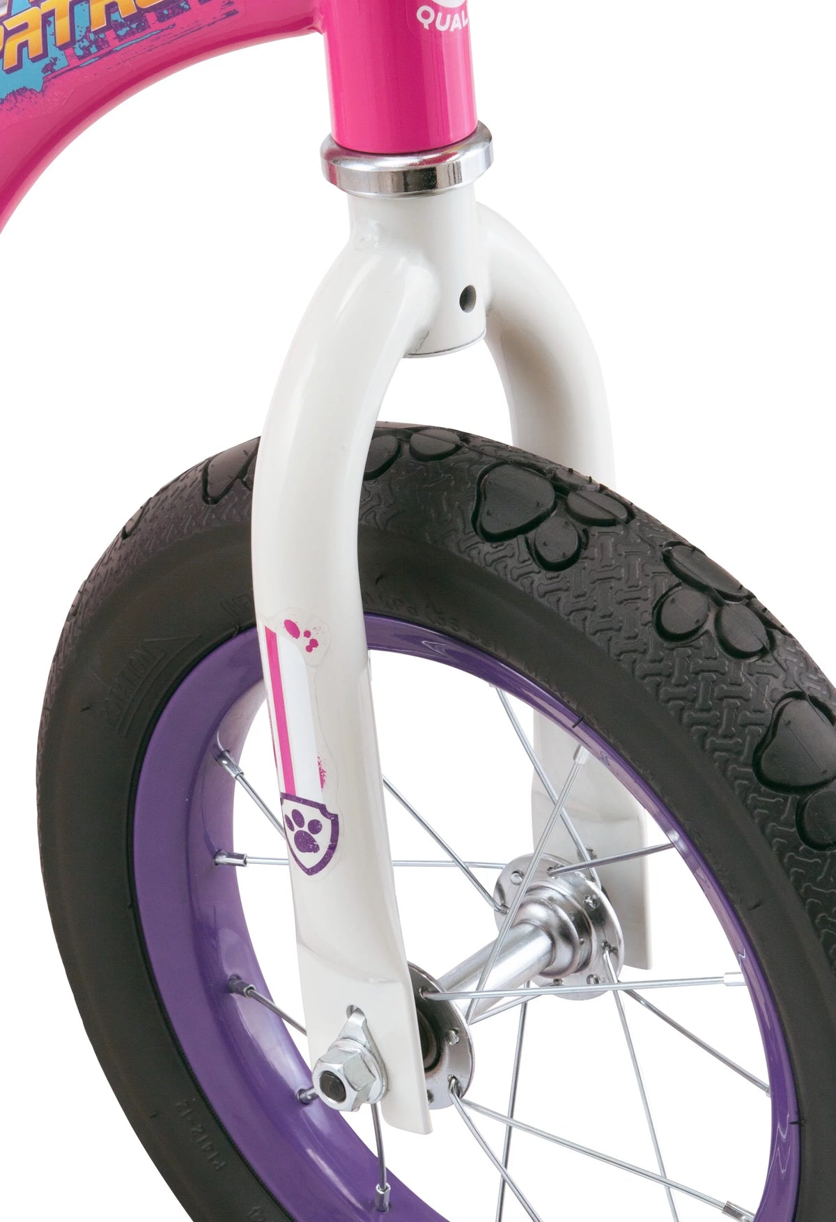 12 inch Magenta Pink Kids Bike D70335