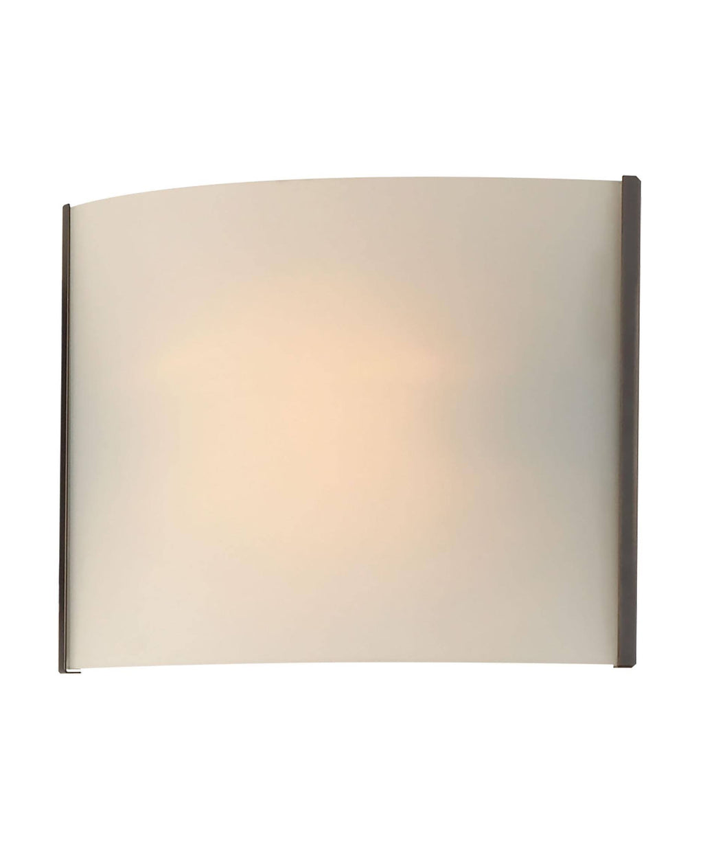 1 Light Vanity with White Opal Glass in Oil-Rubbed Bronze E337