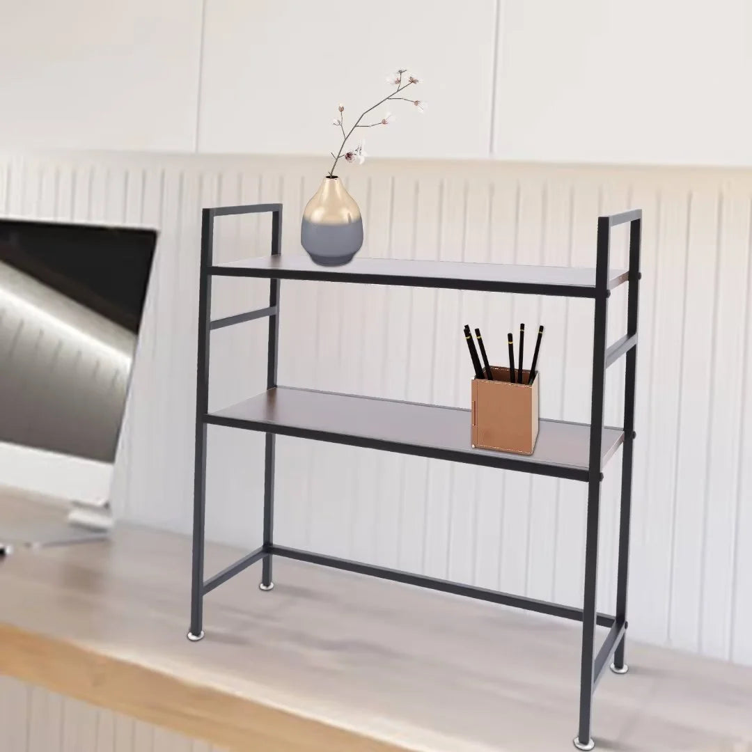 2-Tier Wooden Desktop Bookshelf G470