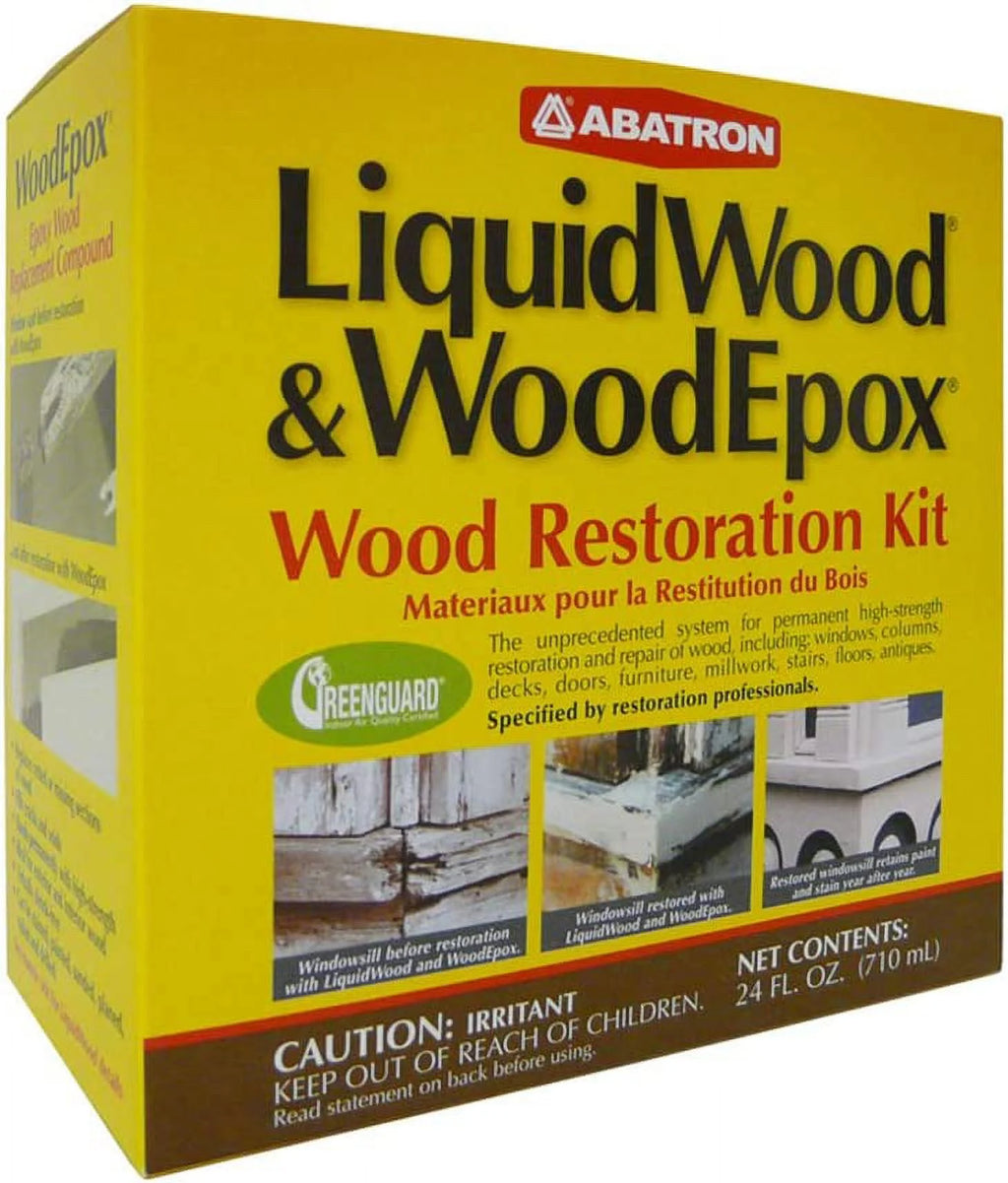 24 Oz Epoxy Resin Wood Restoration Kit Q33524