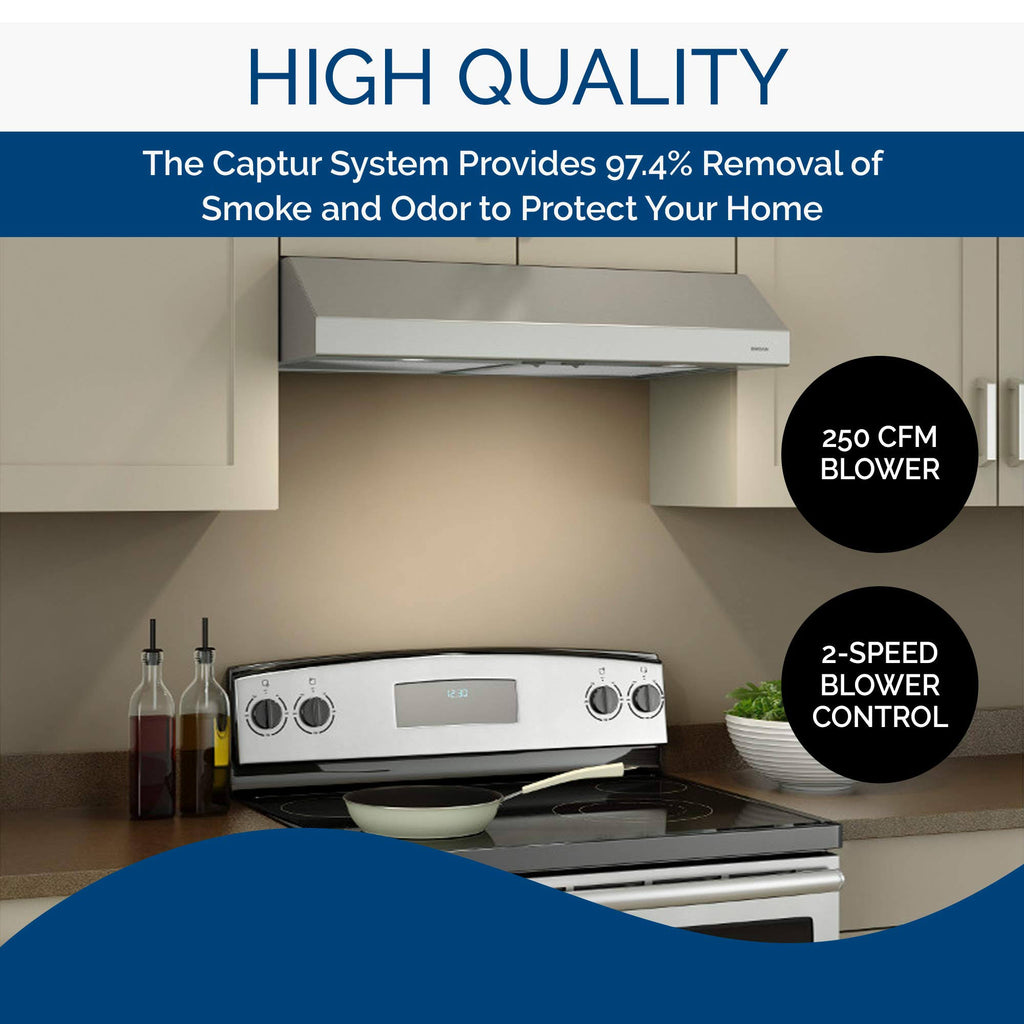 30x22 Stainless Steel Range Hood W313
