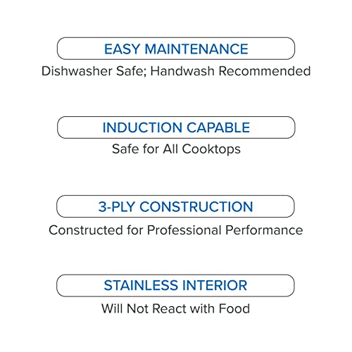 3-Ply Stainless Steel Cookware Set, 5 Piece A972