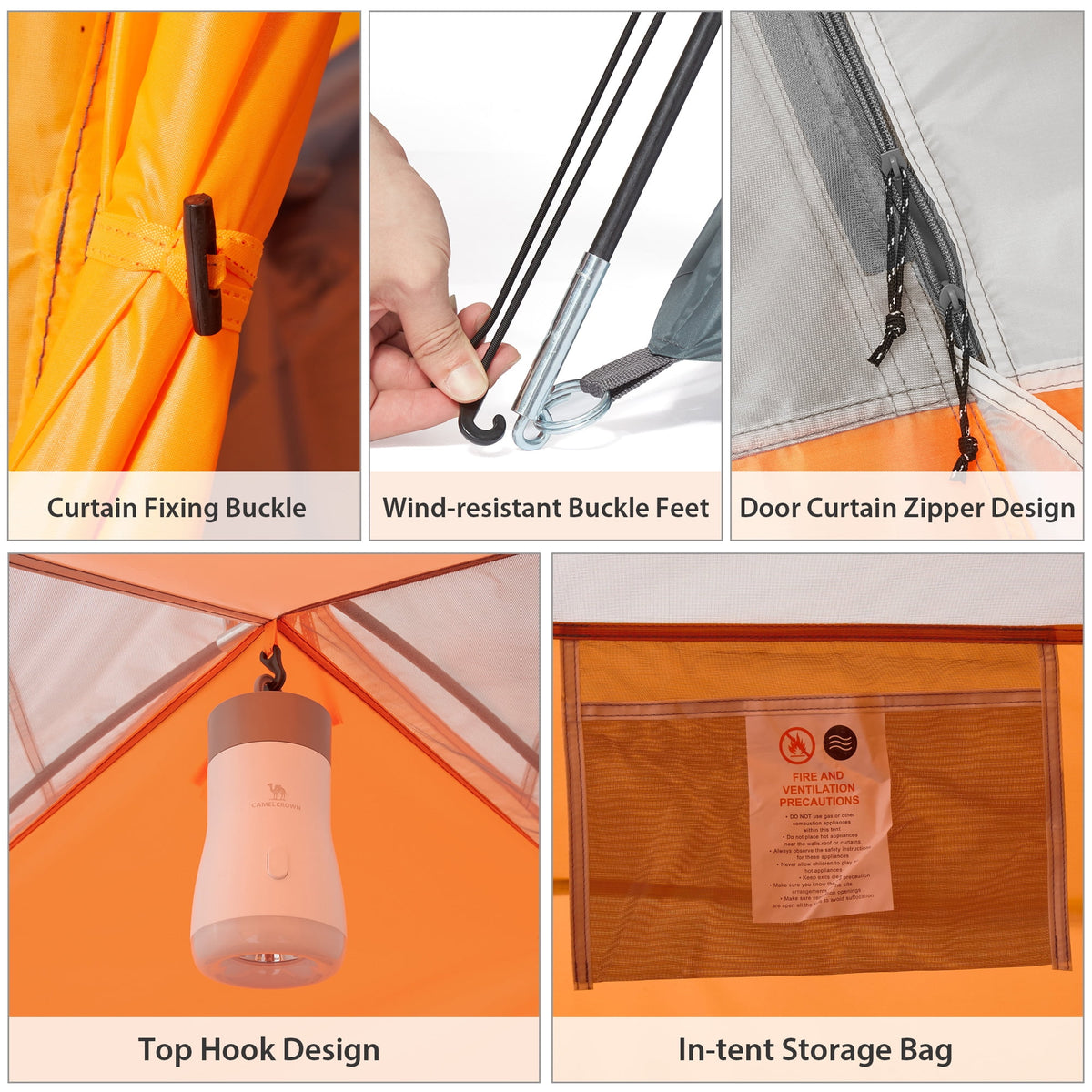 3-4 Person Waterproof Lightweight Dome Camping Tent with Carry Bag L979