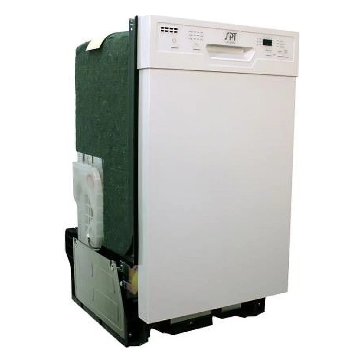 18 in. Built-In Dishwasher with Heated Drying, White D541797