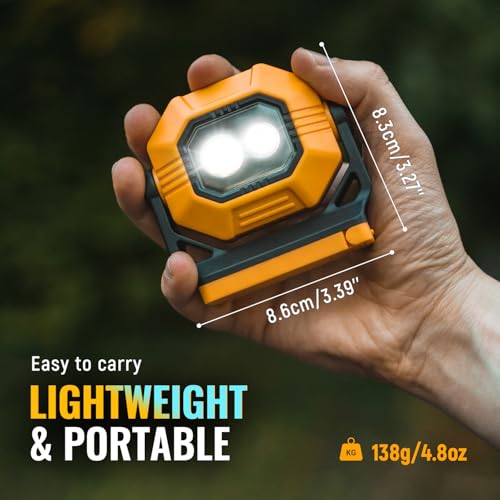 1500LM Portable COB Magnetic Work Light 2 PCS G215