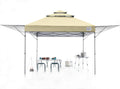 10x17 Instant Canopy Tent with Adjustable Dual Half Awnings A4317