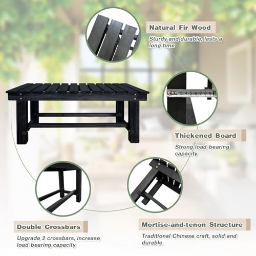 2-Person Wood Outdoor Bench E17897