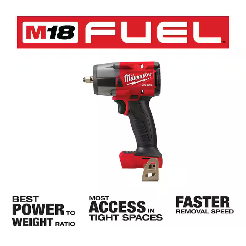 18V Brushless Cordless 3/8 in. Impact Wrench with Friction Ring X488