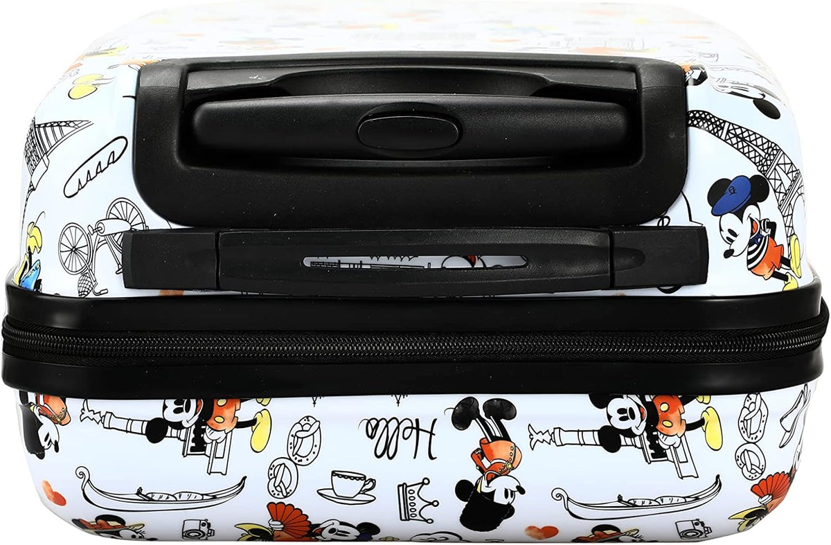 20 White Carry-On Luggage with Rolling Wheels K74481