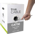 1000ft Gray 24AWG 4 Pair Solid Bare Copper Bulk Ethernet Cable C55720