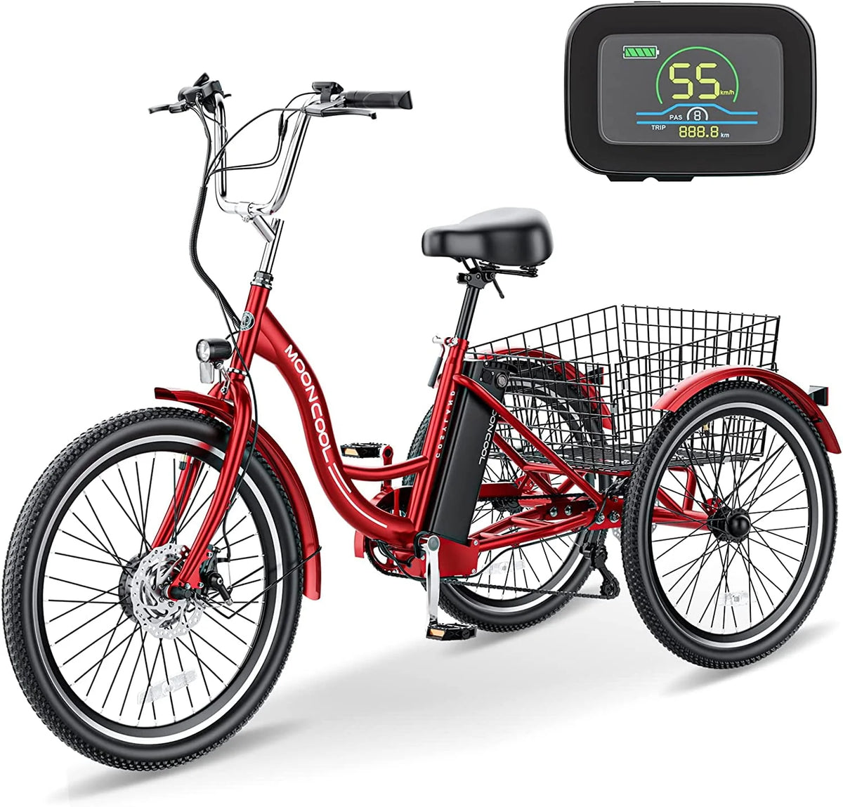 350W 7 Speed Electric Trike T62243