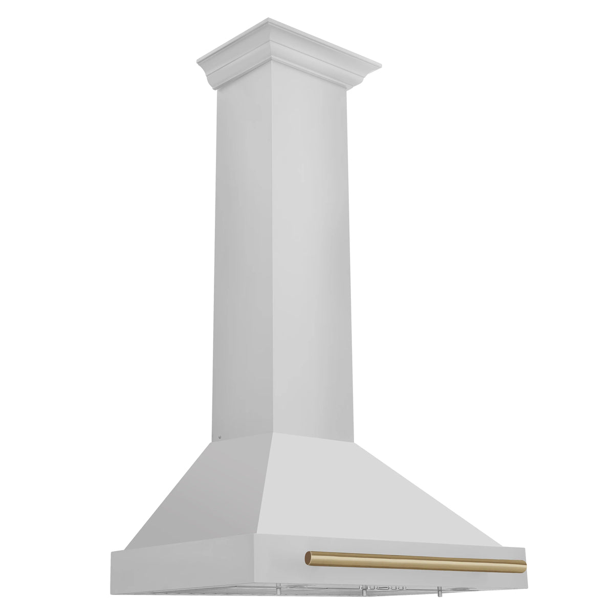 30 Inch Stainless Steel Range Hood with Champagne Bronze Handle E3803