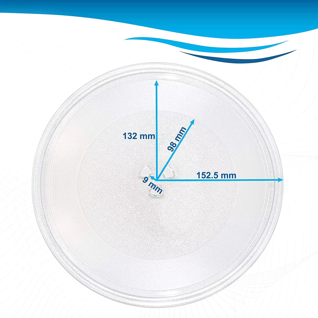 12" Glass Turntable Tray S820927