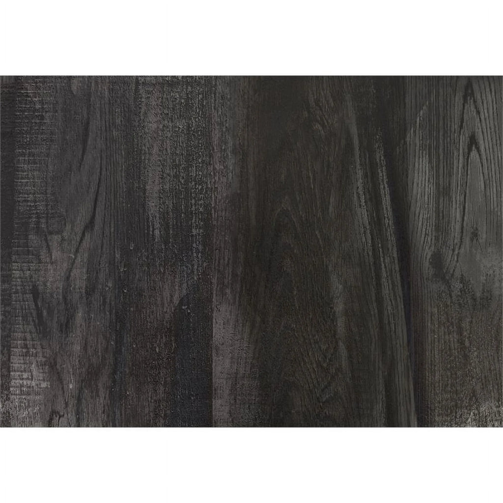 19.25" Rectangular Wood Side Table in Black - Set of 2 J599
