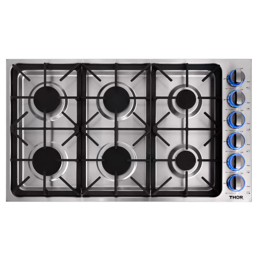 36 in. Drop-in Natural Gas Cooktop in Stainless Steel K989
