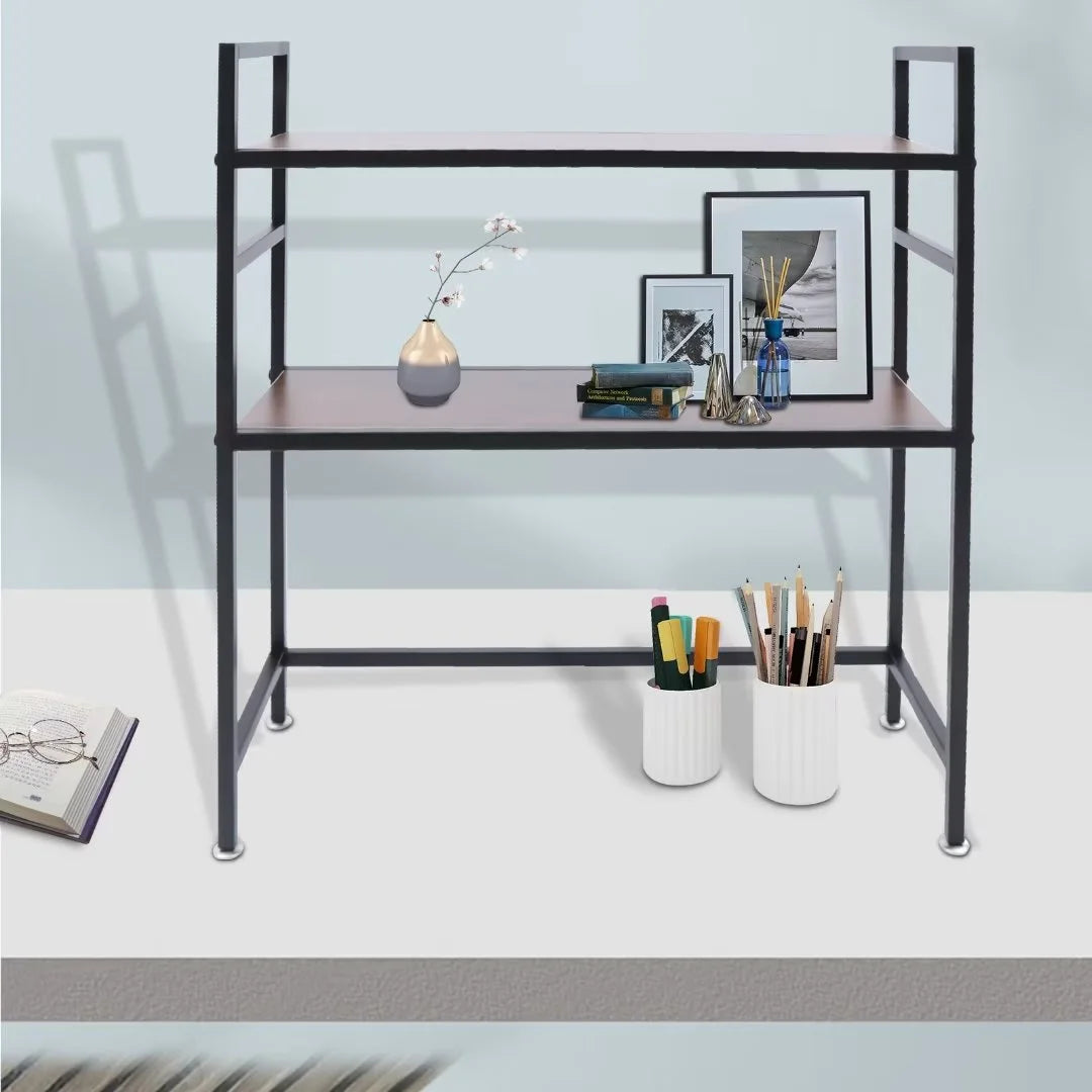 2-Tier Wooden Desktop Bookshelf G470