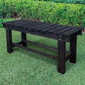 2-Person Wood Outdoor Bench E17897