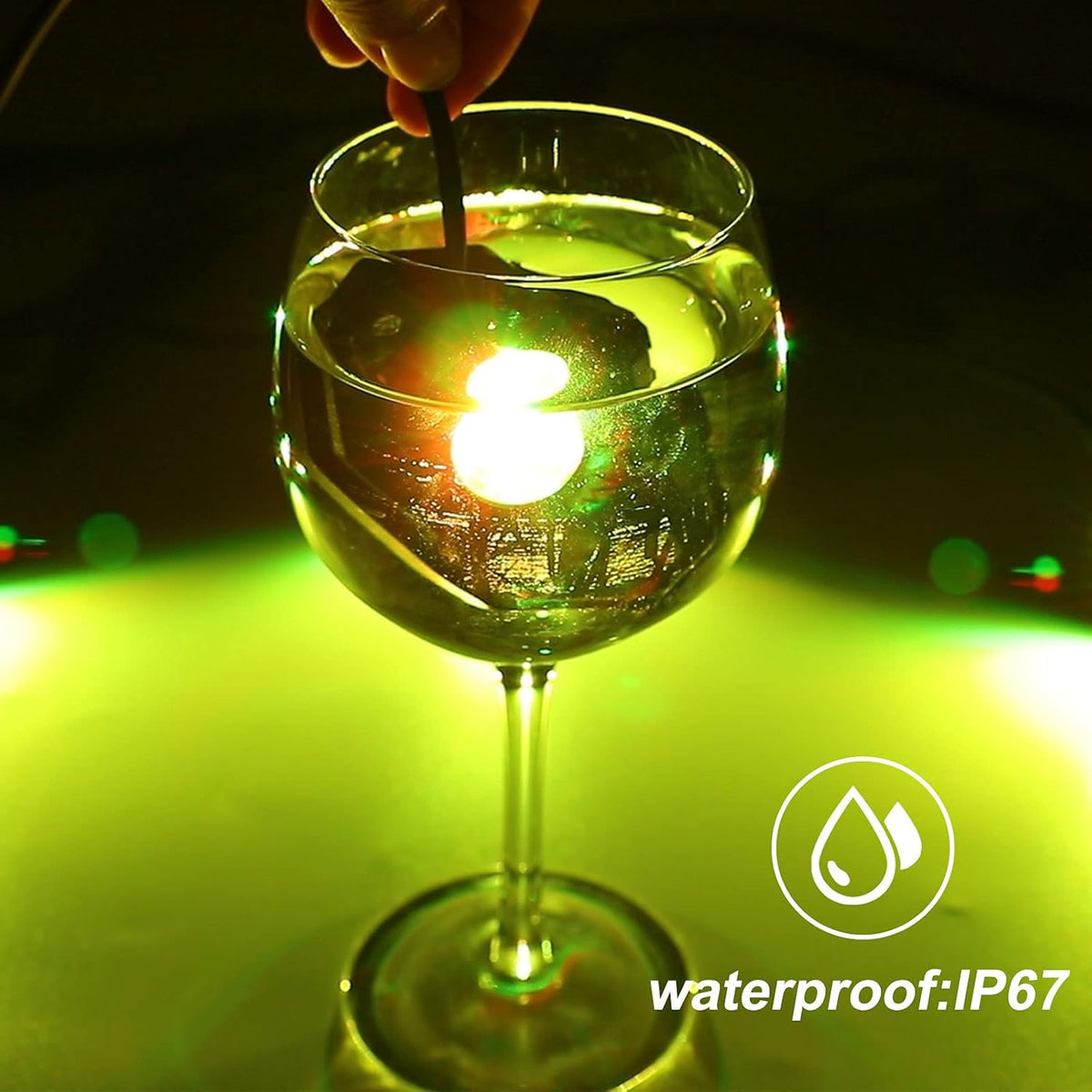 12 Pods RGBW LED Rock Lights with Remote Control B2243