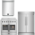 36 Electric French Door Range, Refrigerator and Dishwasher N97845
