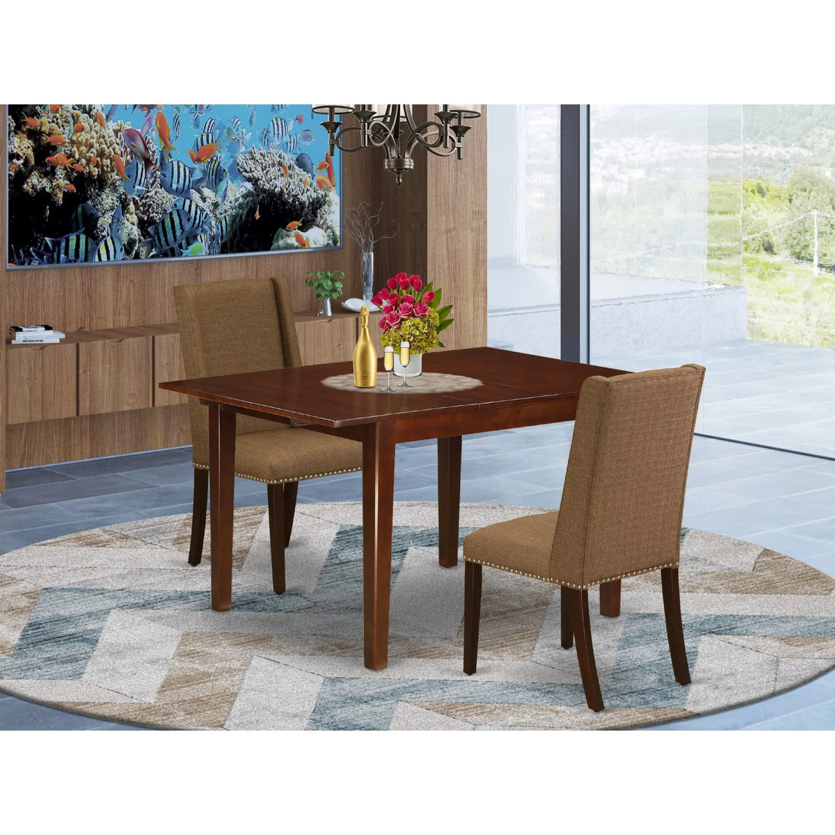 3 Piece Wood Dining Set I812229