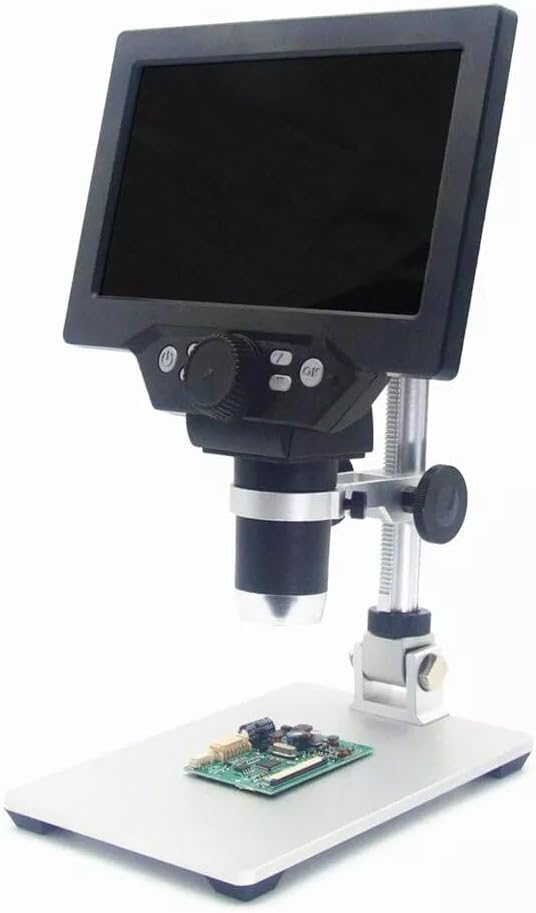 12MP 7 Inch LCD Digital Microscope with Aluminum Alloy Stand A104620