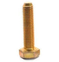 1 inch-8 x 3 inch Coarse Thread Grade 8 Hex Cap Screw Alloy Steel Yellow Zinc Plated Pk 10 M958