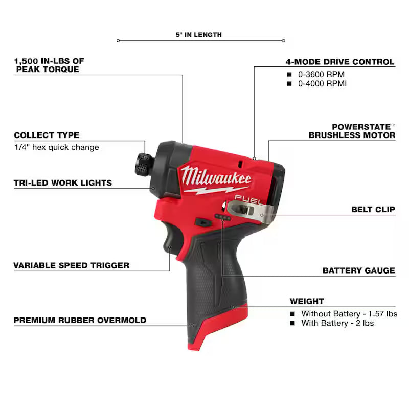 12-Volt Cordless 5-Tool Combo Kit with Batteries and Bag + Wet/Dry Vacuum S83083