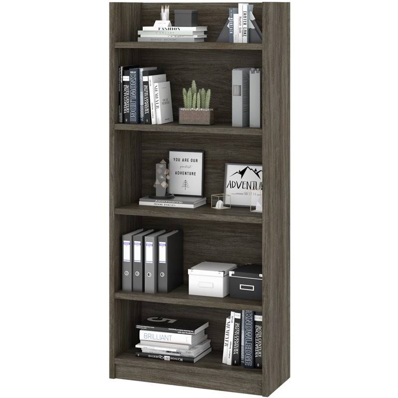 30x22 Walnut Gray Standard Bookcase I6902